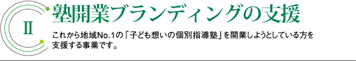 塾開業ブランディングの支援